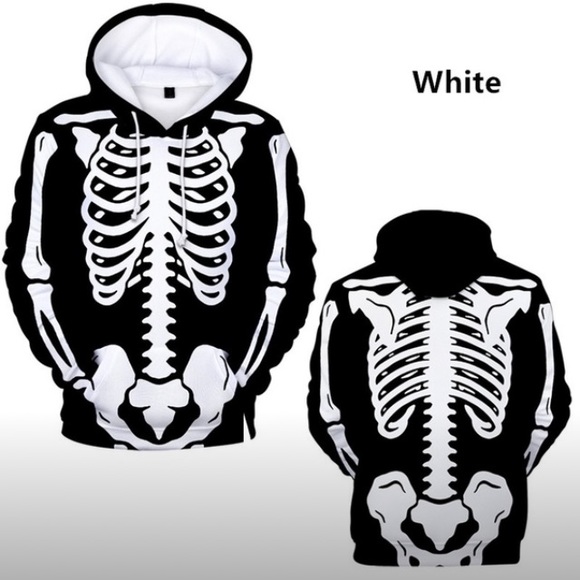 skeleton hoodie mens
